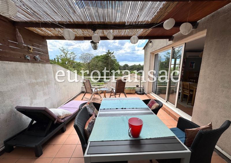 CASTELNAU-DE-GUERS - Maison de charme T4 avec terrasse, jardin et piscineNL25023