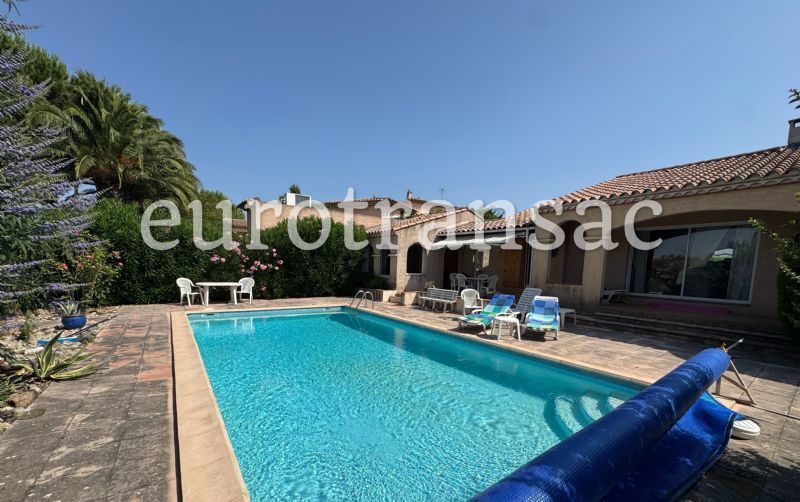 NEZIGNAN L'EVEQUE, Single-storey villa of 96 m² on land of 735 m² with swimming poolNL25010