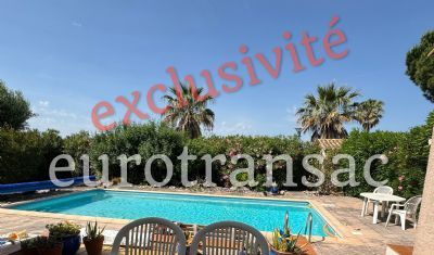 NEZIGNAN L'EVEQUE, Single-storey villa of 96 m² on land of 735 m² with swimming pool